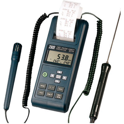 TES-1362帶打印機溫濕度計