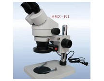 SMZ-B1 連續變倍體視顯微鏡 雙目金屬底座環形熒光燈上光源
