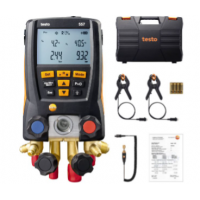 testo 557 智能專業級電子冷媒表組套裝4通閥組