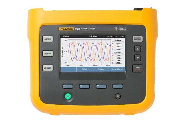 福祿克 Fluke 1736 和 1738 三相電能質量記錄器儀
