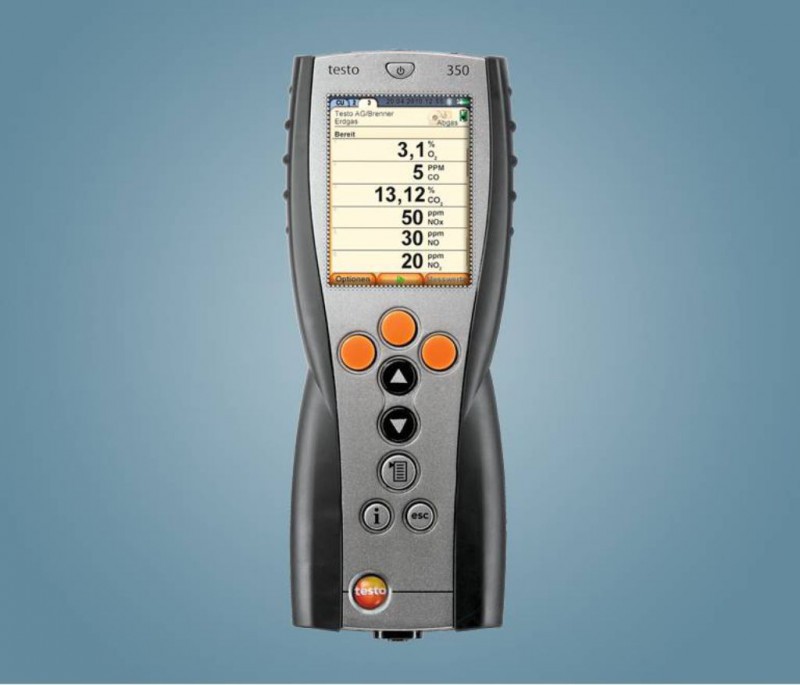 德圖 TESTO testo 350 煙氣分析儀藍色新版 - 手操器