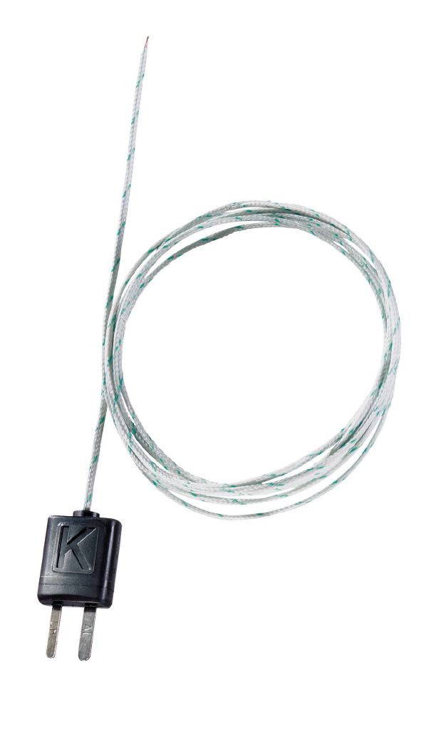 德圖 TESTO 柔性熱電偶 - 帶 TE 型 K 溫度傳感器（玻璃絲）