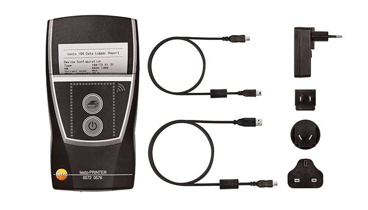 德圖 TESTO 數(shù)據(jù)記錄儀的移動式打印機 - 通過USB電纜和NFC技術(shù)進行無線連接