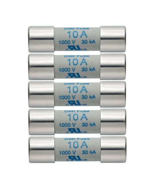 德圖 TESTO 備用 10 A/1000 V 保險絲 - 5 件