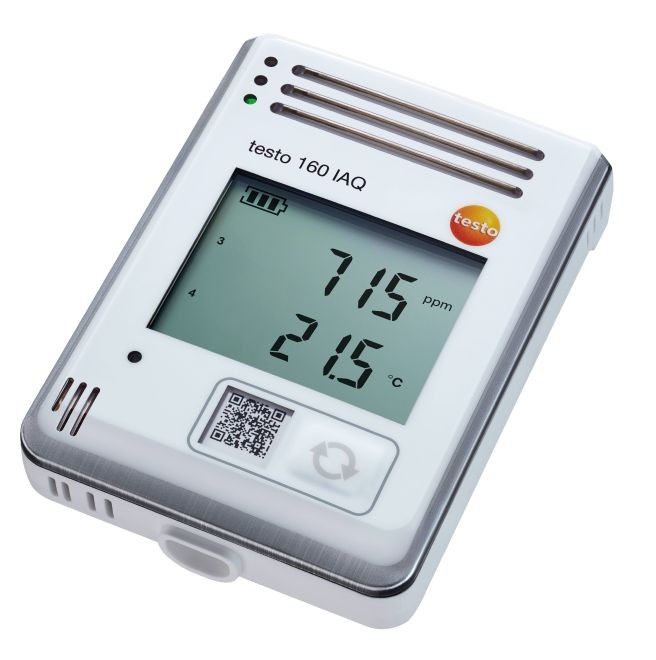 德圖 testo 160 IAQ 無線數(shù)據(jù)記錄儀 監(jiān)測并記錄溫度 濕度 二氧化碳和大氣壓力