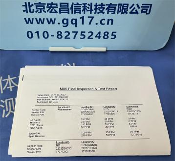 英思科便攜式MX6 iBrid多種氣體檢測儀