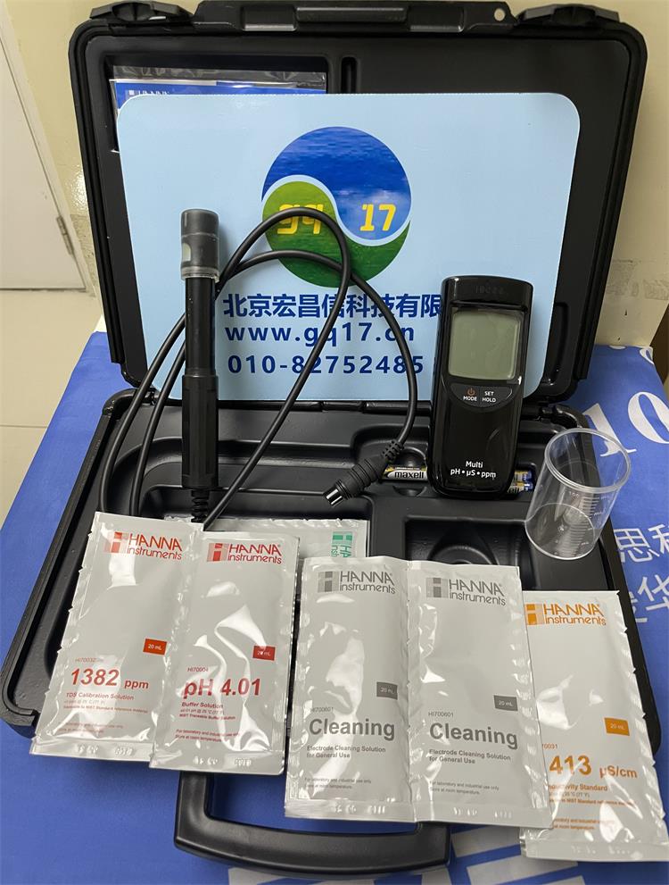 HI991300 低量程 防水型 pH-EC-TDS-℃測定儀