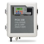PCA320 懸掛式 微電腦 酸度-余氯-總氯測定 分析儀